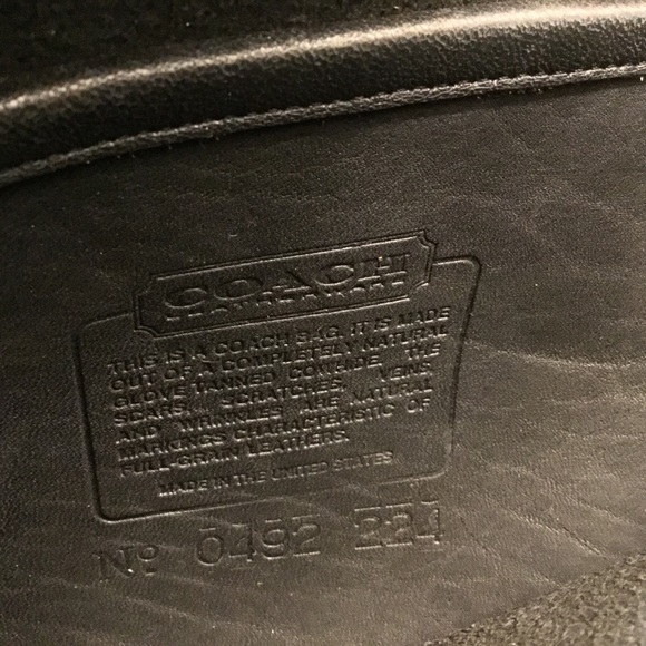 Unisex Coach Brief - rich black $125 - Picture 4 of 6